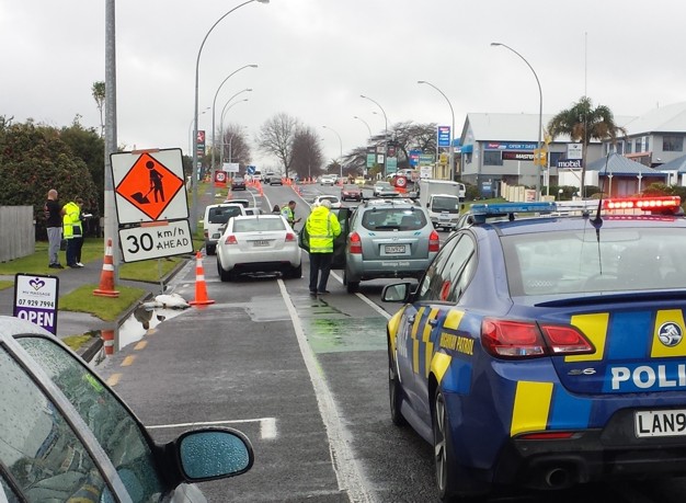 Tauranga South Community Patrol traffic Control Cameron Road